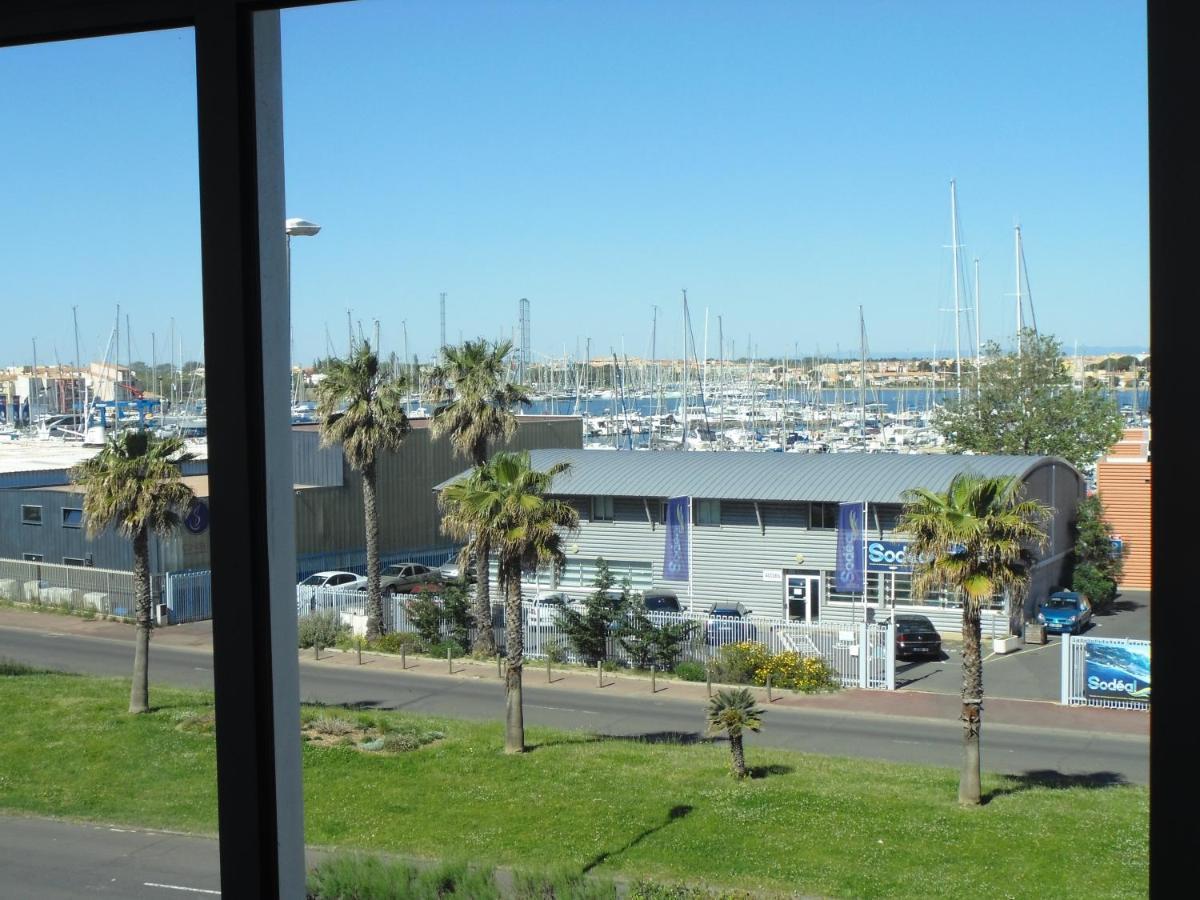شقة Cap D'Agde 300M Plage Du Mole,Vue Port,Parking,Lave Linge,Piscine المظهر الخارجي الصورة