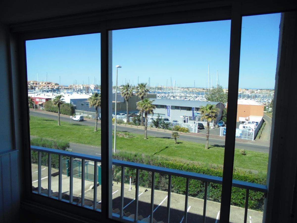 شقة Cap D'Agde 300M Plage Du Mole,Vue Port,Parking,Lave Linge,Piscine المظهر الخارجي الصورة